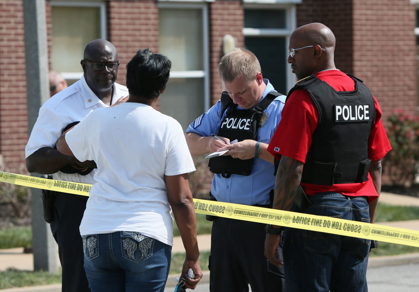 Police officers shot north of downtown St. Louis